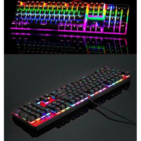 Ενσύρματο πληκτρολόγιο Gaming MOTOSPEED Μηχανικό CK104 RGB